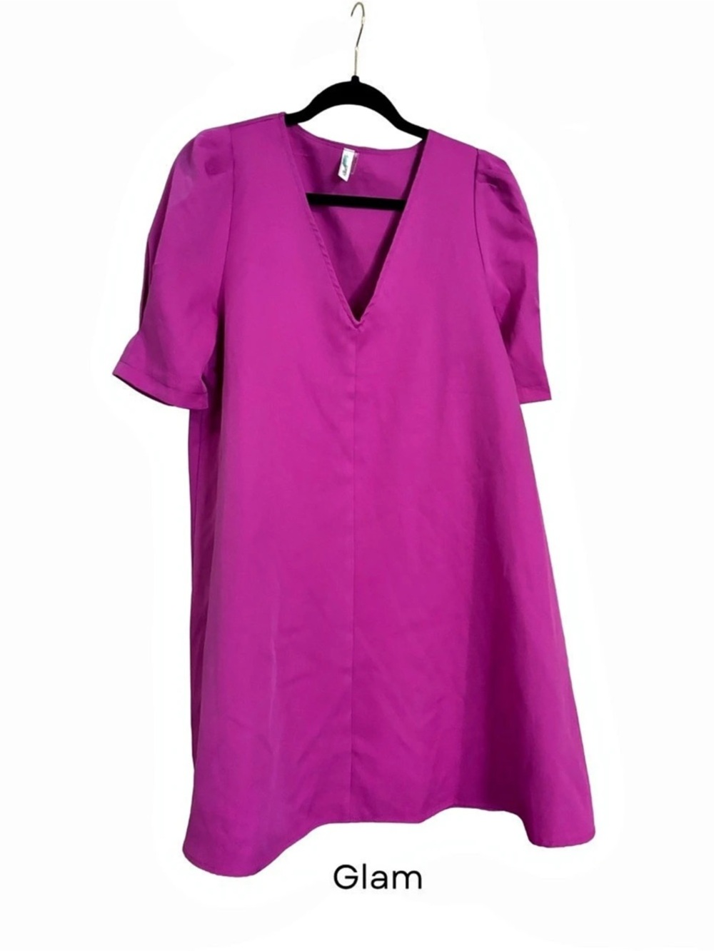 Pink V-Neck Mini Dress Like New